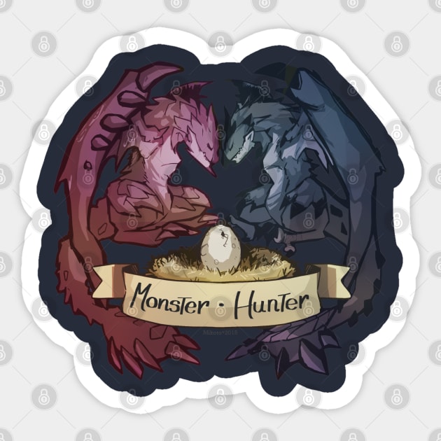 Monster Hunter - Love PinkAzure Sticker by Mikoto